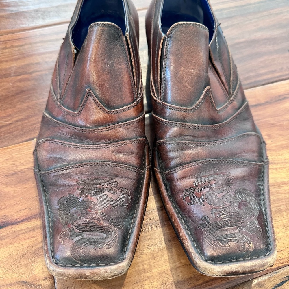 Mark Nason Brown Loafers -Rock Lives